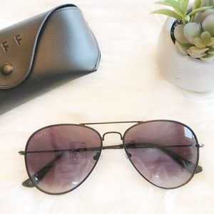 Diff Cruz Aviator Sunglasses